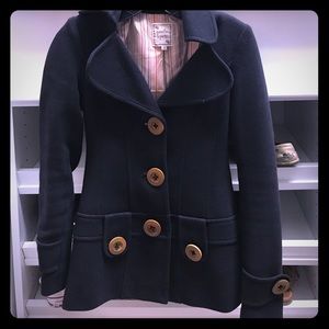 Nanette Lepore Black Low Wasted Suit Jacket