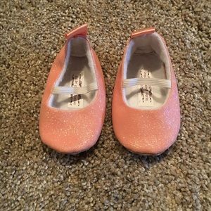 NWOT sparkly baby ballet flats