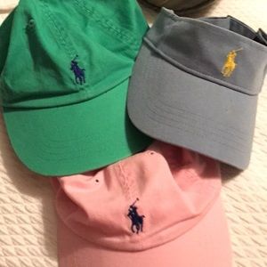 POLO Ralph Lauren hats and visor