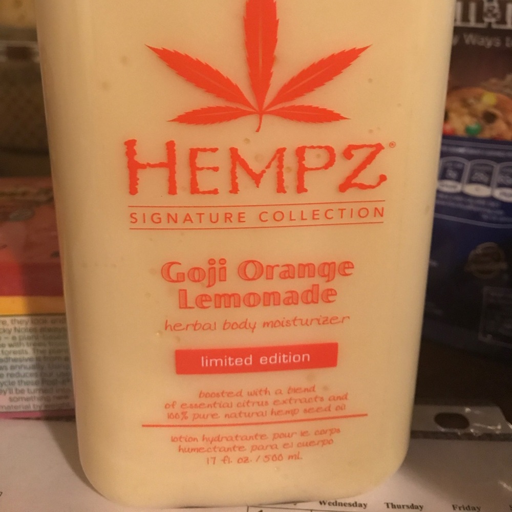Hempz goji berry lemonade