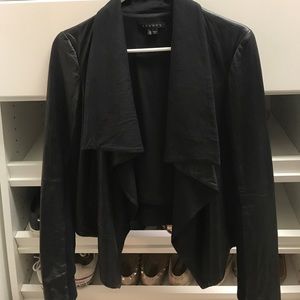 Black Leather Theory Jacket