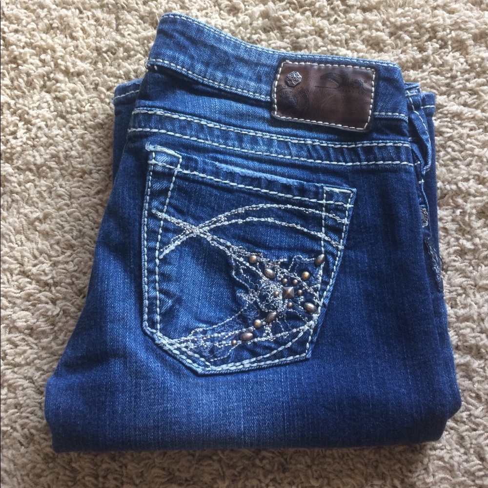 Silver jeans