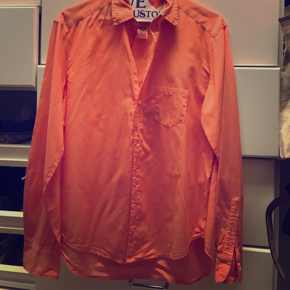 Frank & Eileen Orange Button Down Shirt