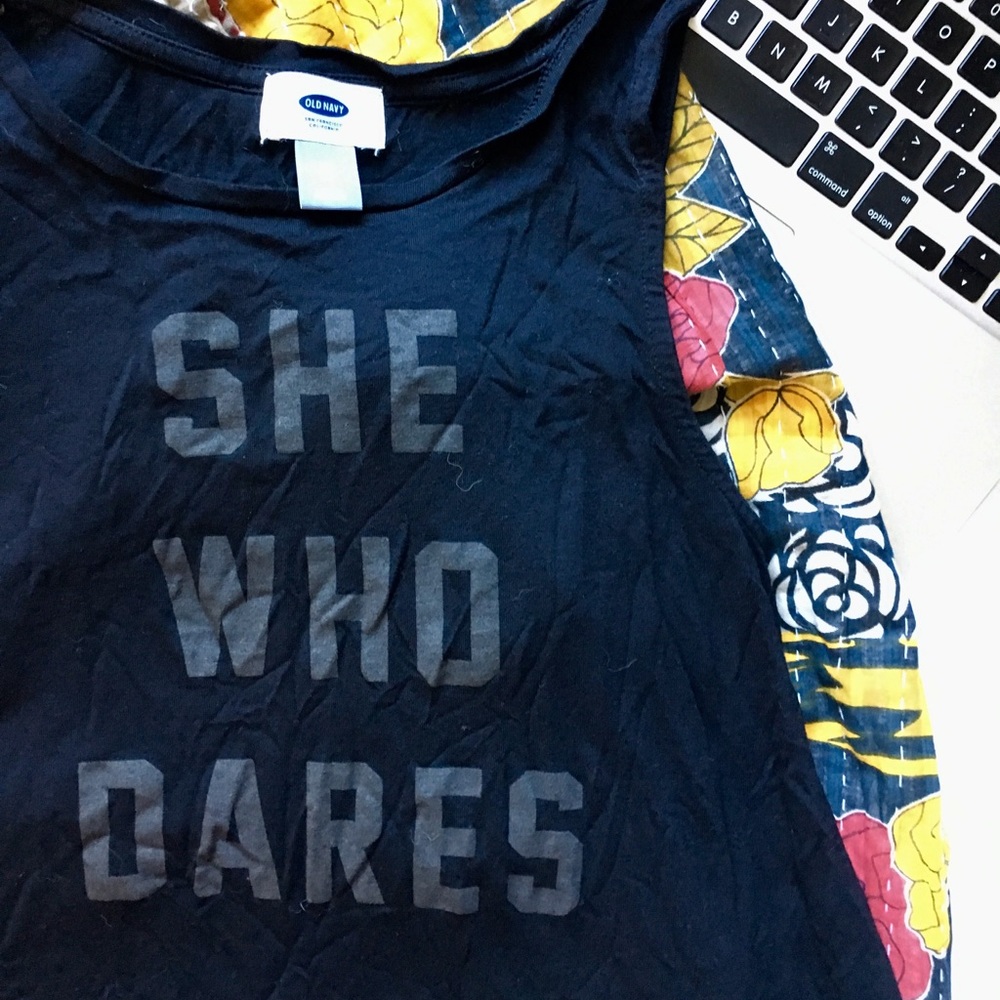 SHE WHO DARES Tank