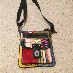 Off Brand Coach Patchwork Shoulder Bag