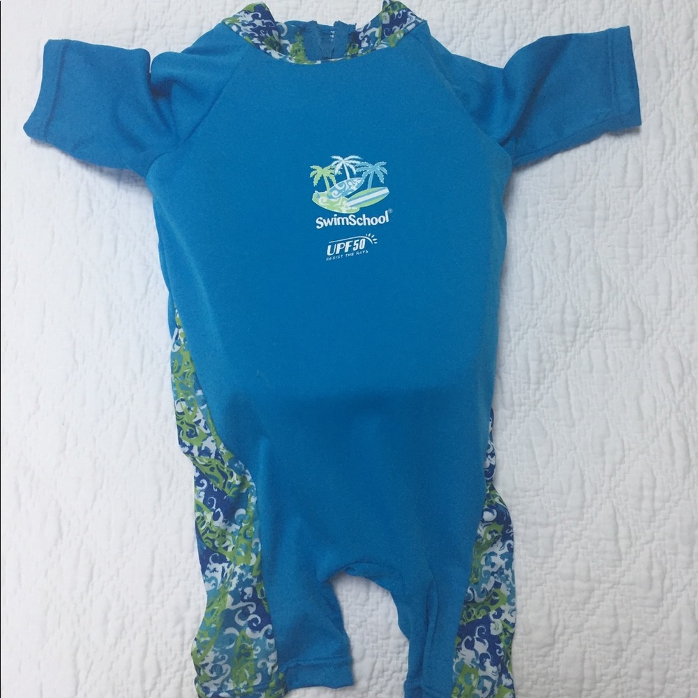 Floating swim trainer wet suit
