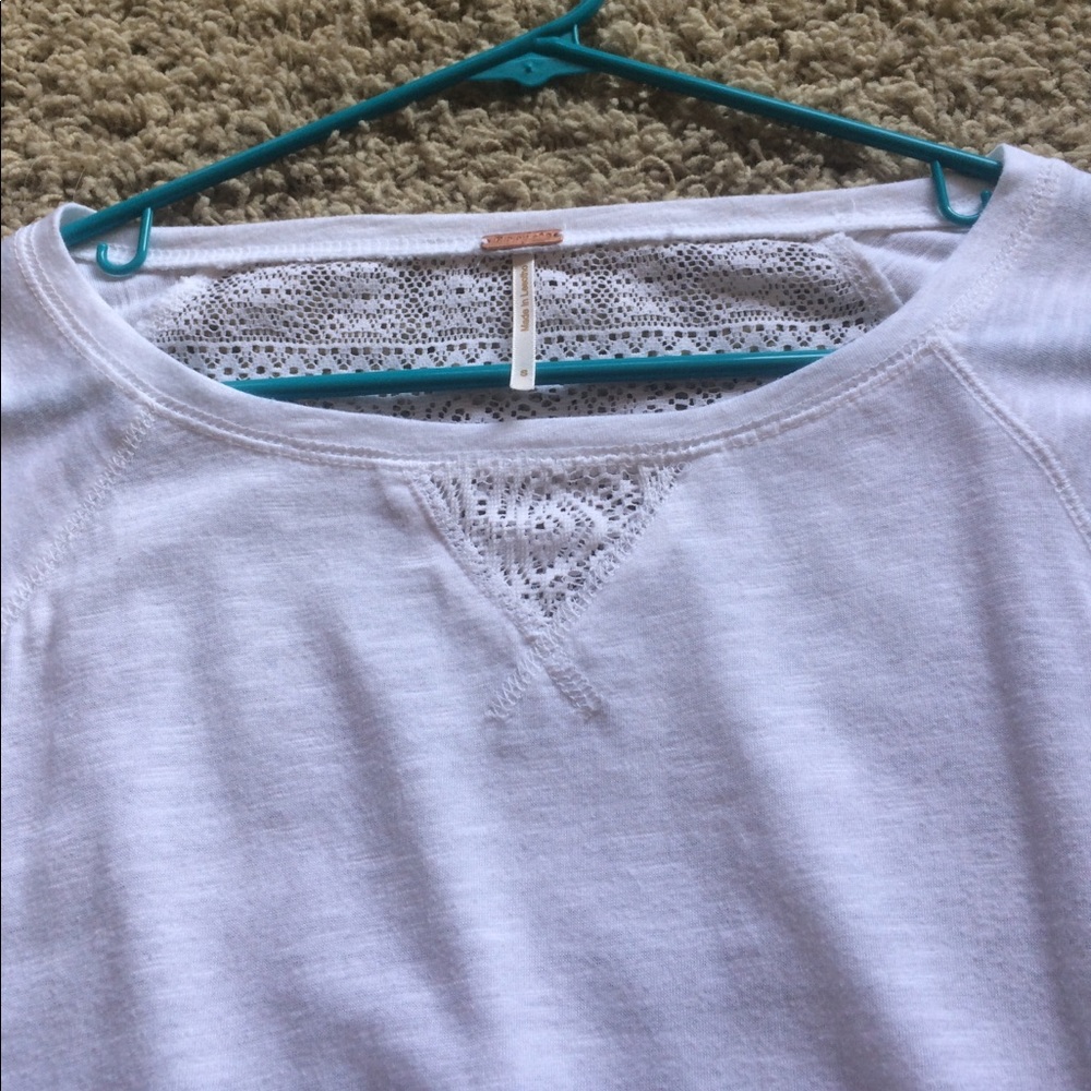 3/4 sleeve white shirt