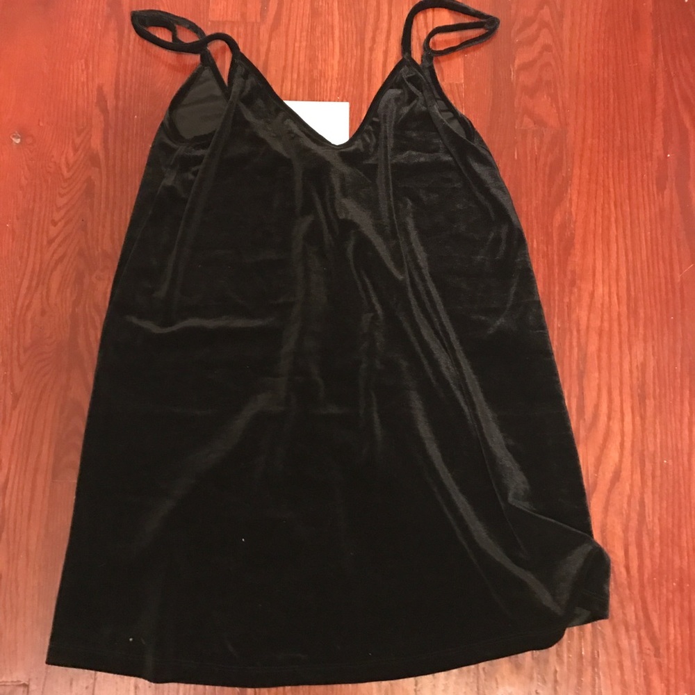 LF velvet slip dress