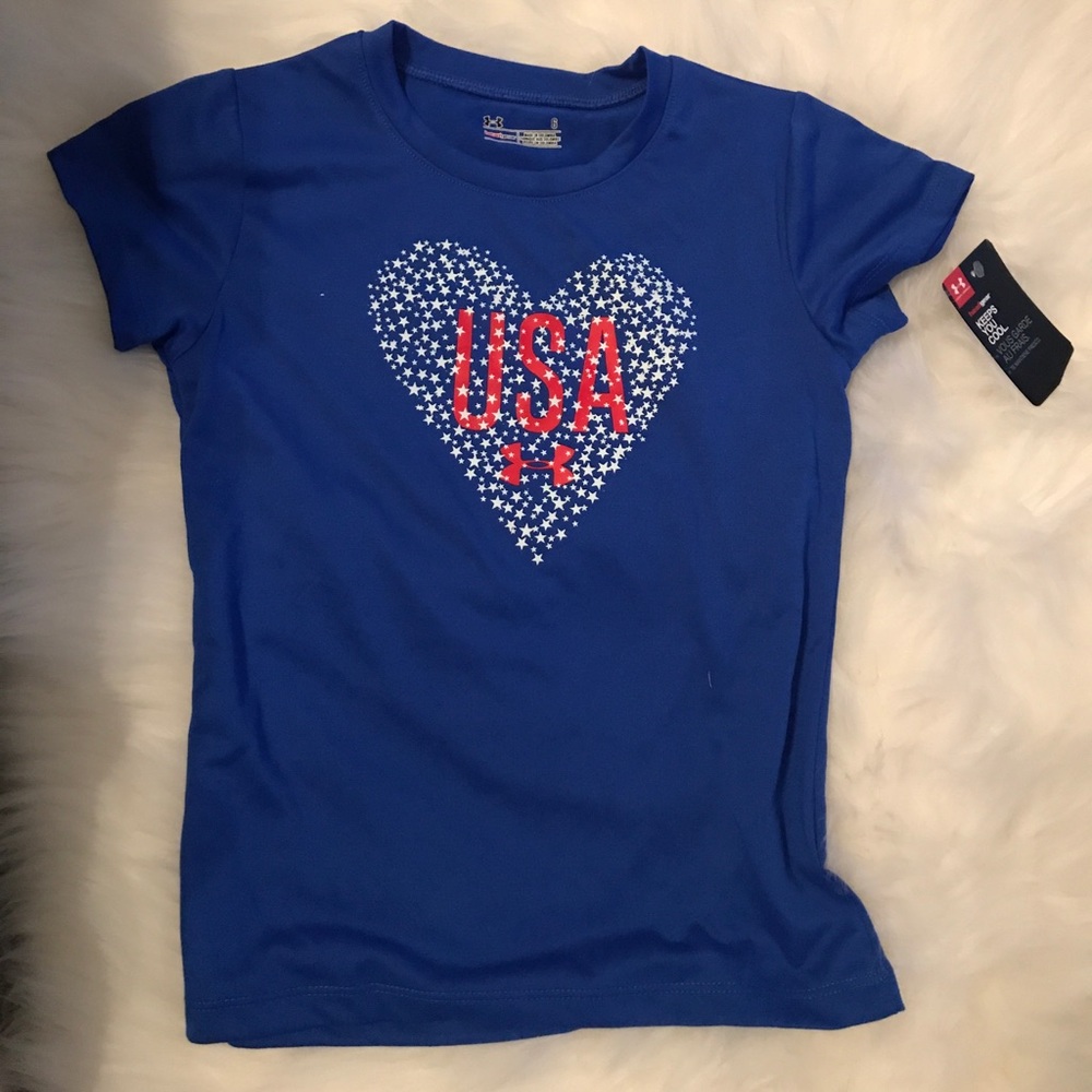 Under Armour girl USA shirt