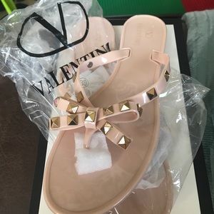Valentino Style Jelly Sandals