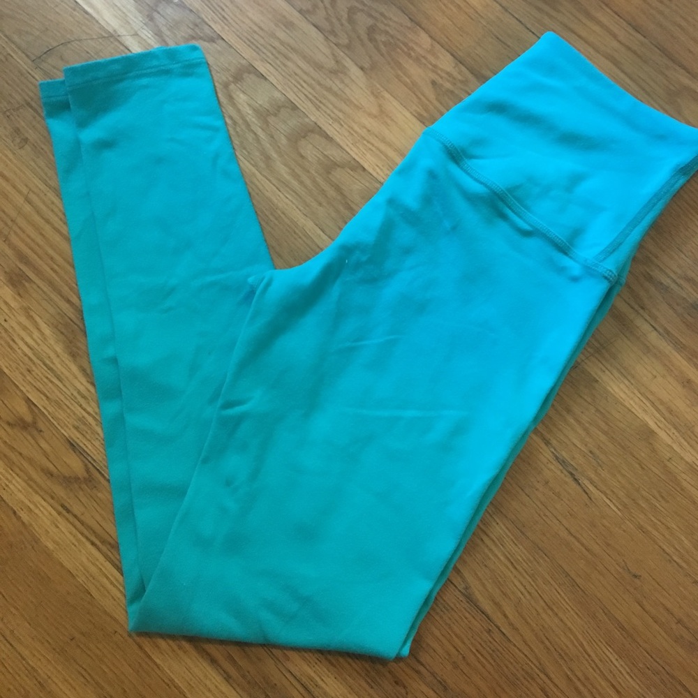 Beyond yoga turquoise leggings, full pant.