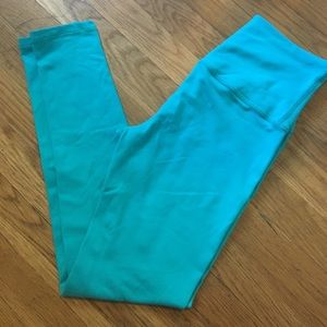 Beyond yoga turquoise leggings, full pant.