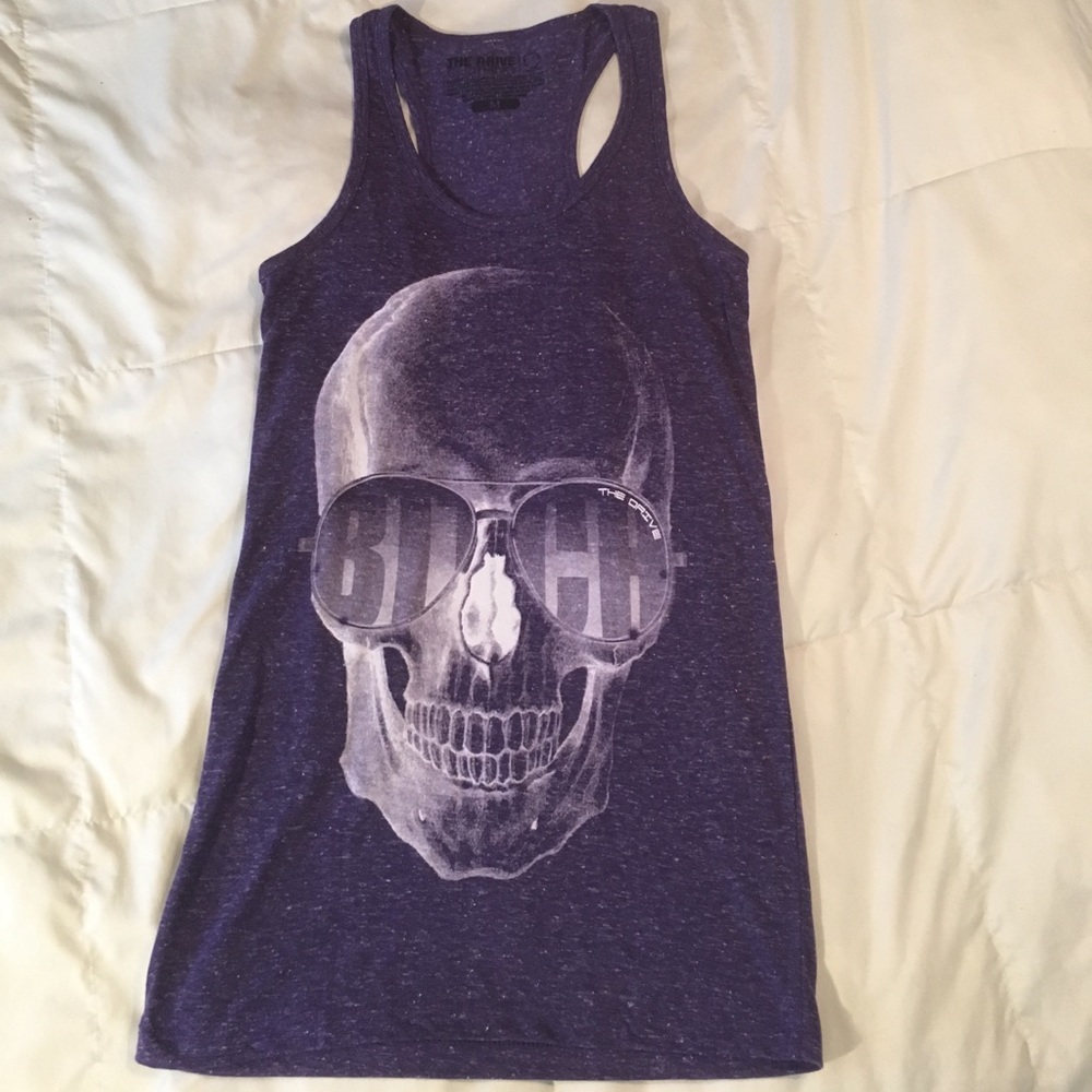 'The Drive' Rad Skull Racer Tank Top