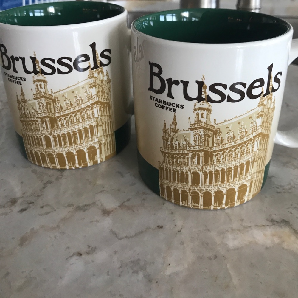 RARE Brussels Starbucks mugs!