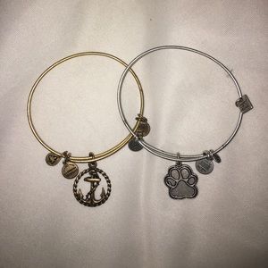 Slightly tarnished Alex&Ani bracelets
