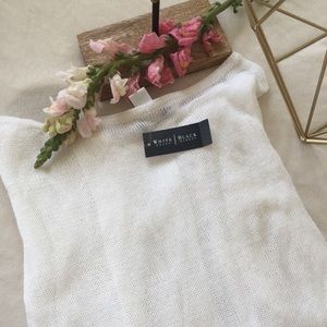 White House Black Market Linen Sweater