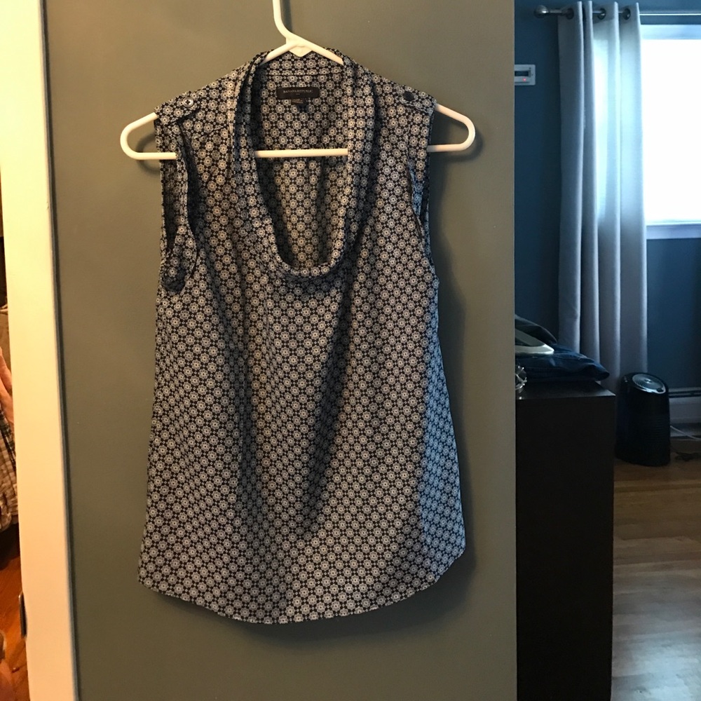 Banana Republic cowl neck blouse