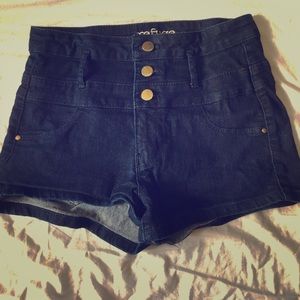 High waisted shorts