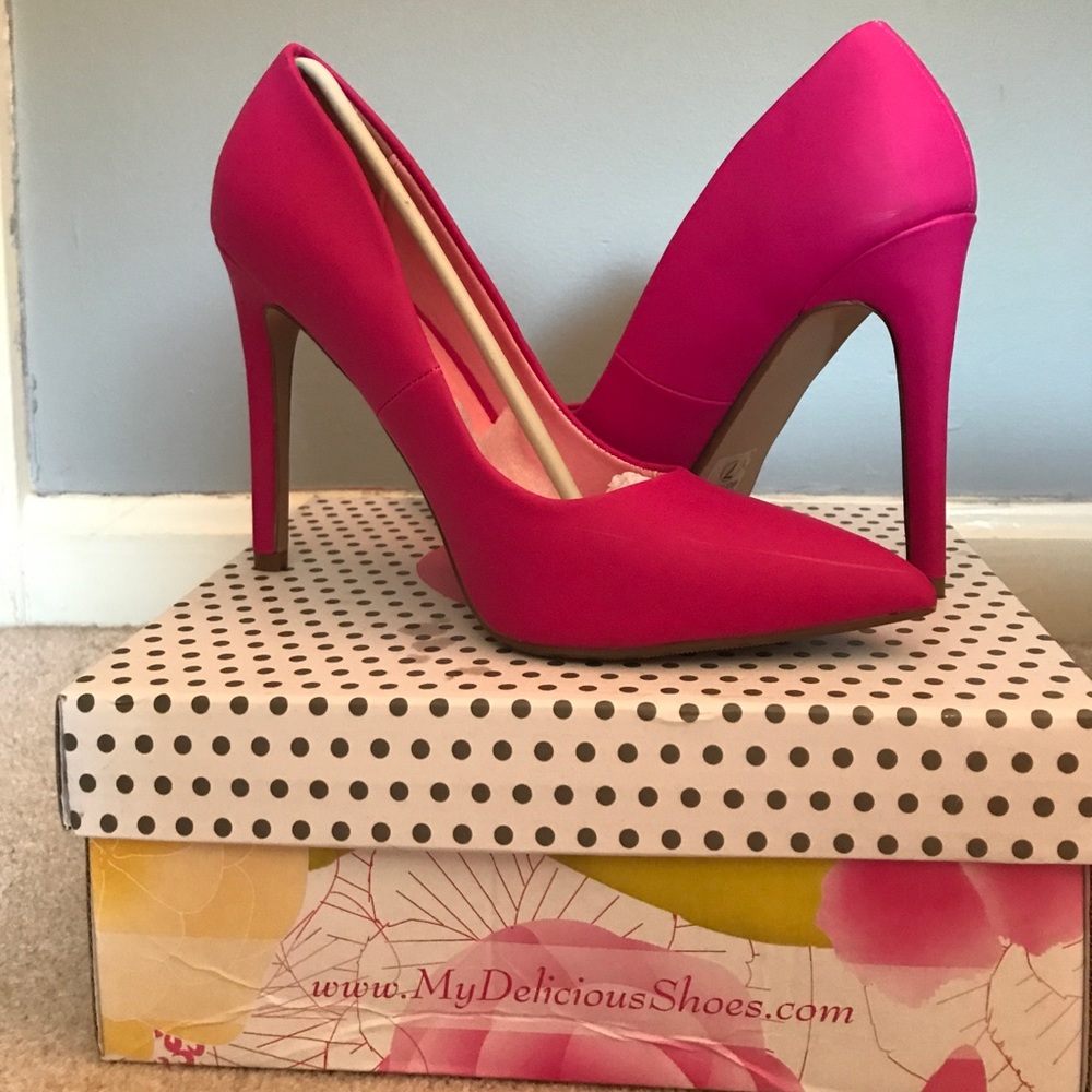 Last call: Bubblegum high heels
