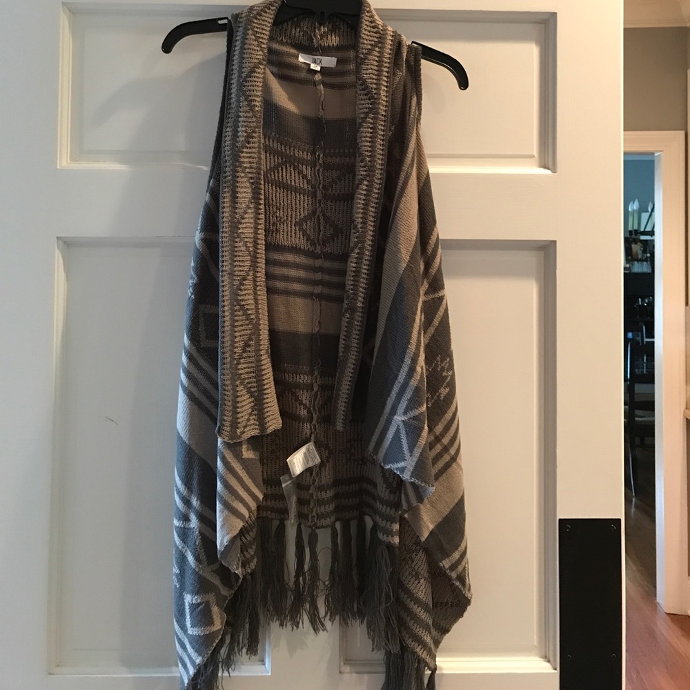NWOT Jack cardigan/vest by BB Dakota