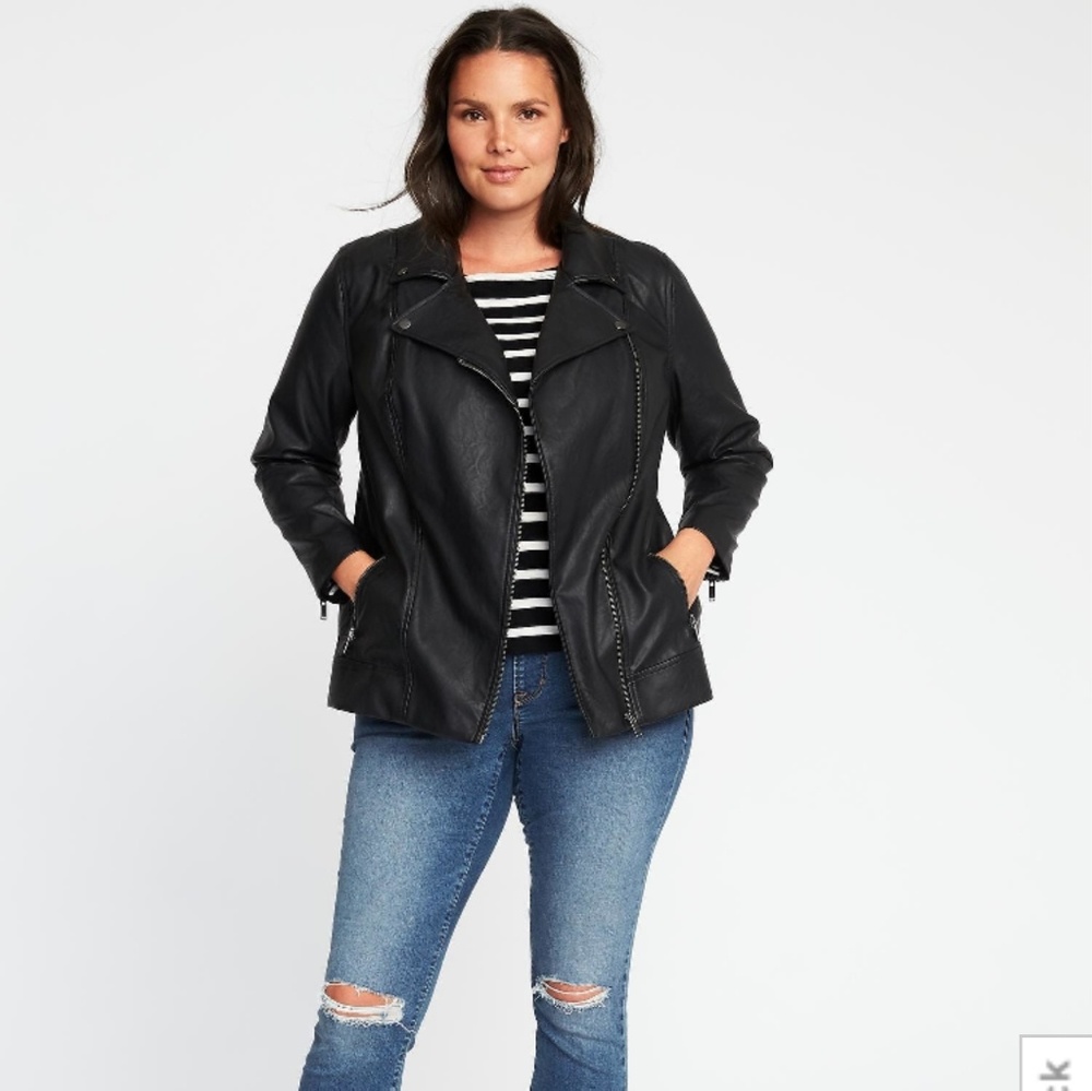 OLD NAVY PLUS SIZE MOTO JACKET (4x)