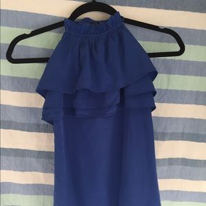 Royal Blue Banana Republic Blouse