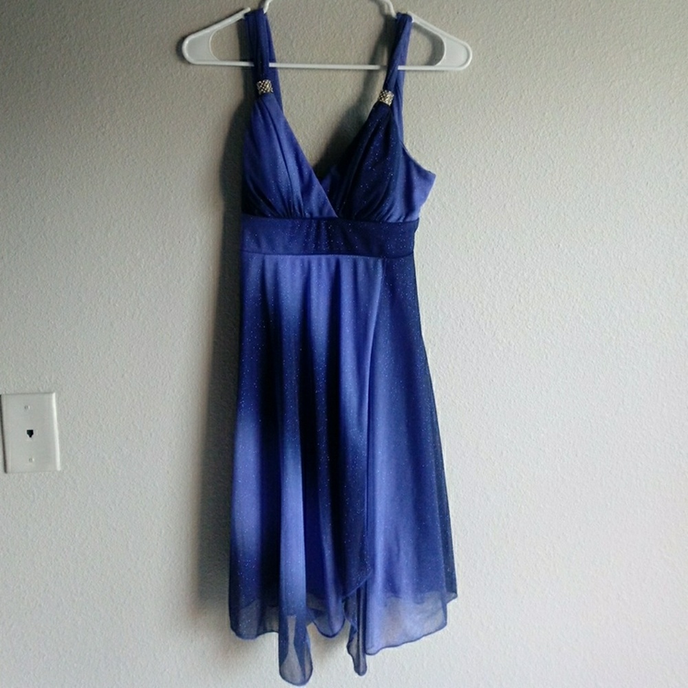 Blue sparkle dress