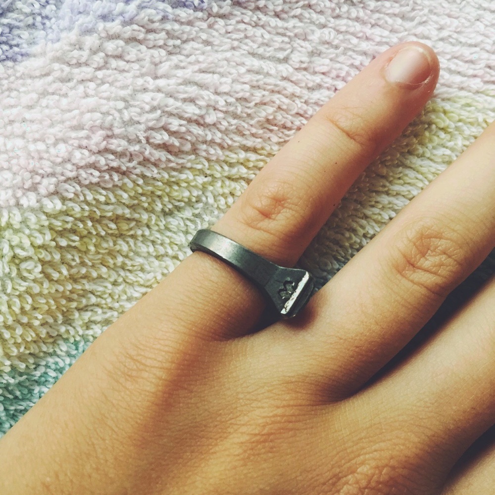 Handmade metal ring