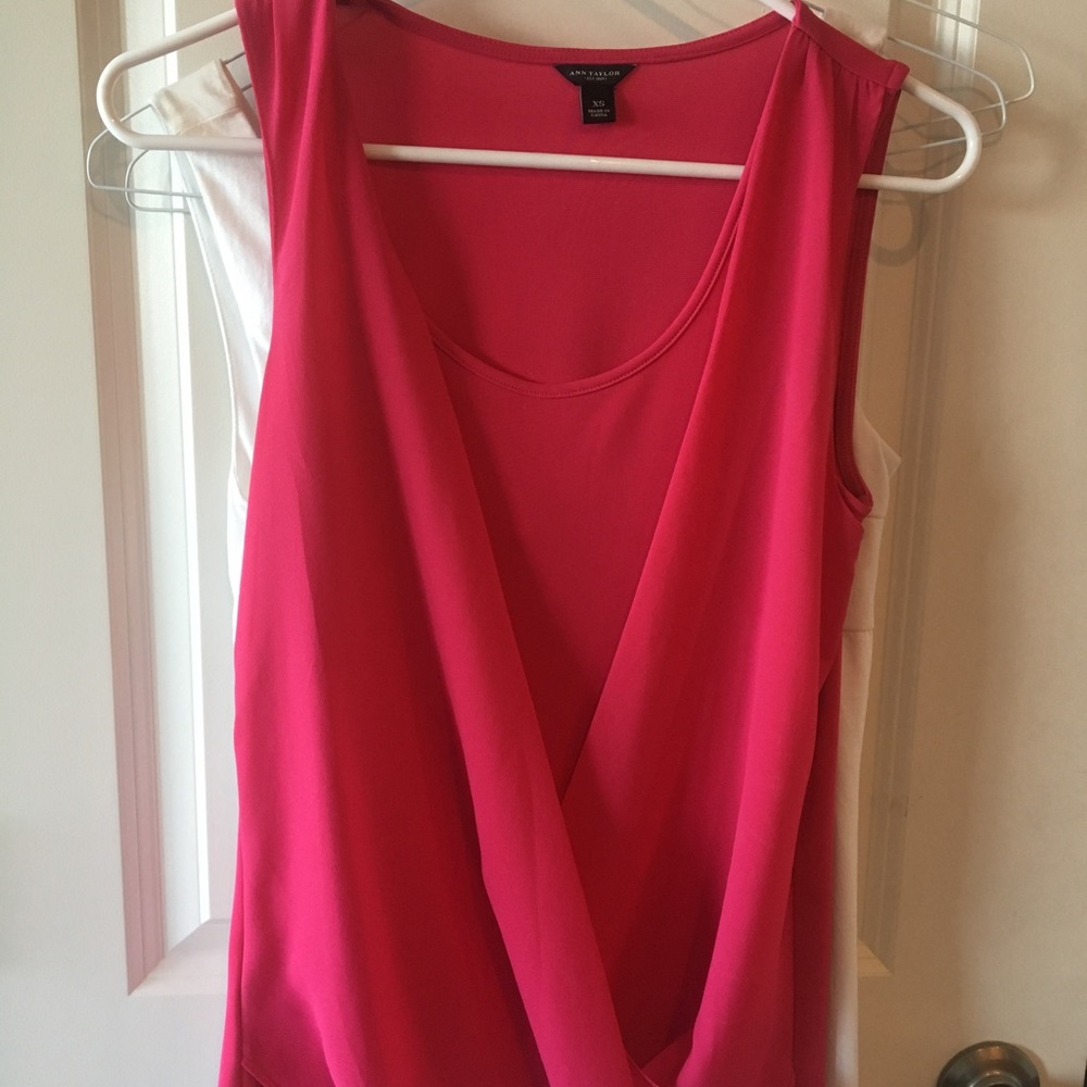 Fuchsia cross over summer tank