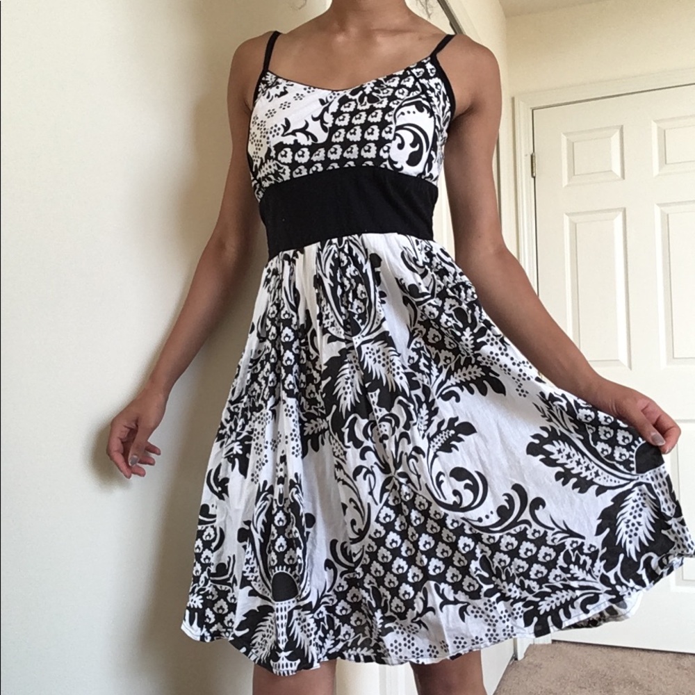 Black and White Dress