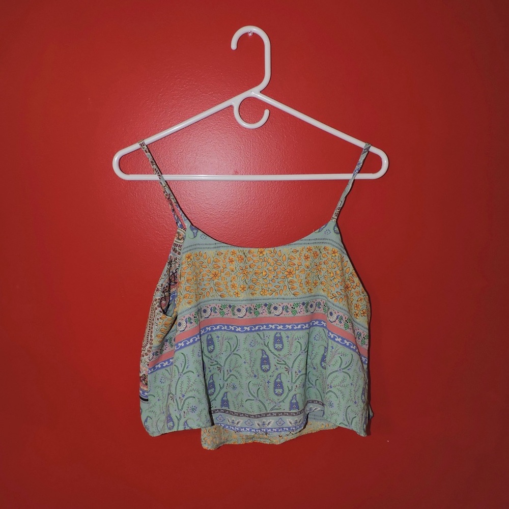 Paisley crop top