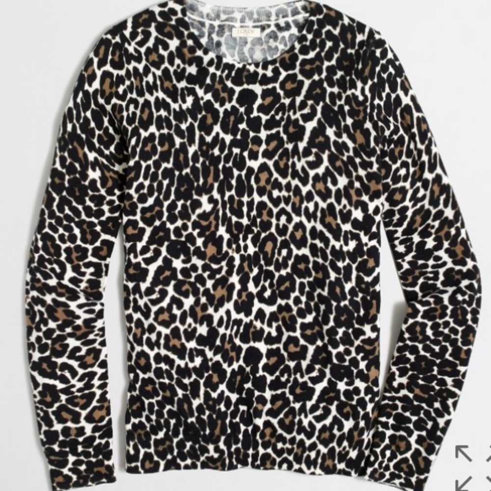 J.Crew Leopard Print Sweater