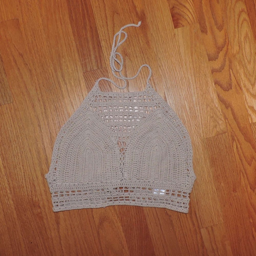 Knit crop top