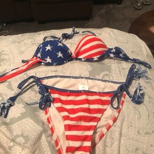American flag bikini