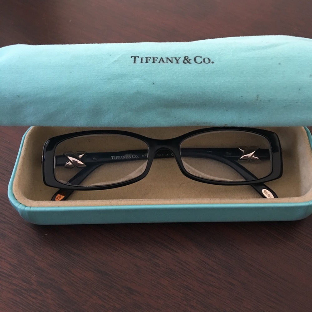 Tiffany Eyeglasses with case and cleansing cloth