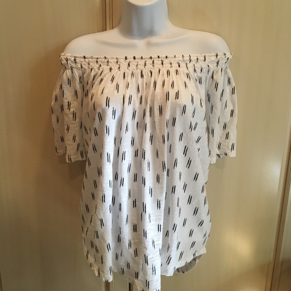 Loft off the shoulder top