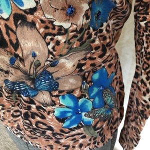 croft & barrow Sweaters - Animal print sweater. croft & barrow Sweaters - Animal print sweater.
