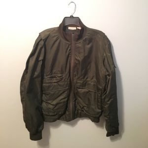 DKNY oversized bomber jacket