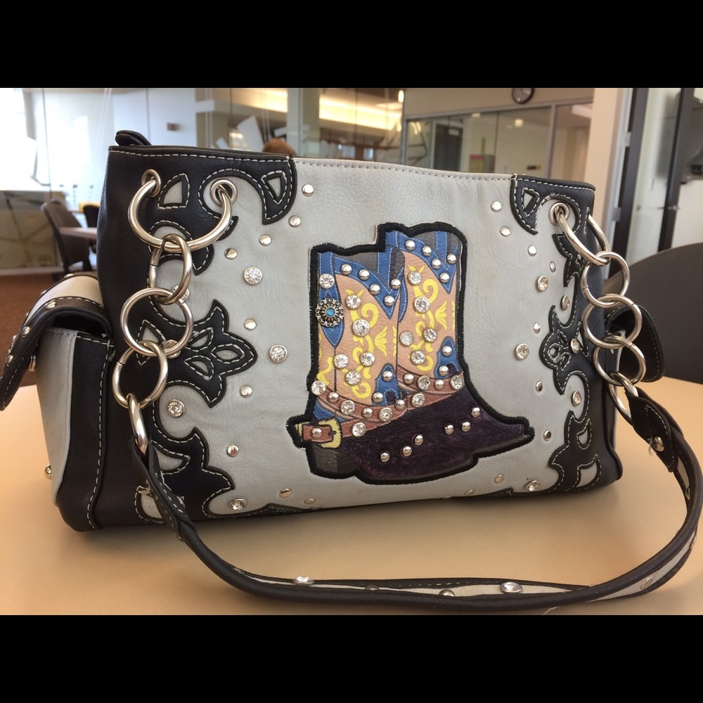 Western wear concealed carry purse