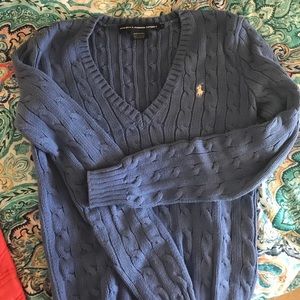 Polo Blue Cable Knit Sweater