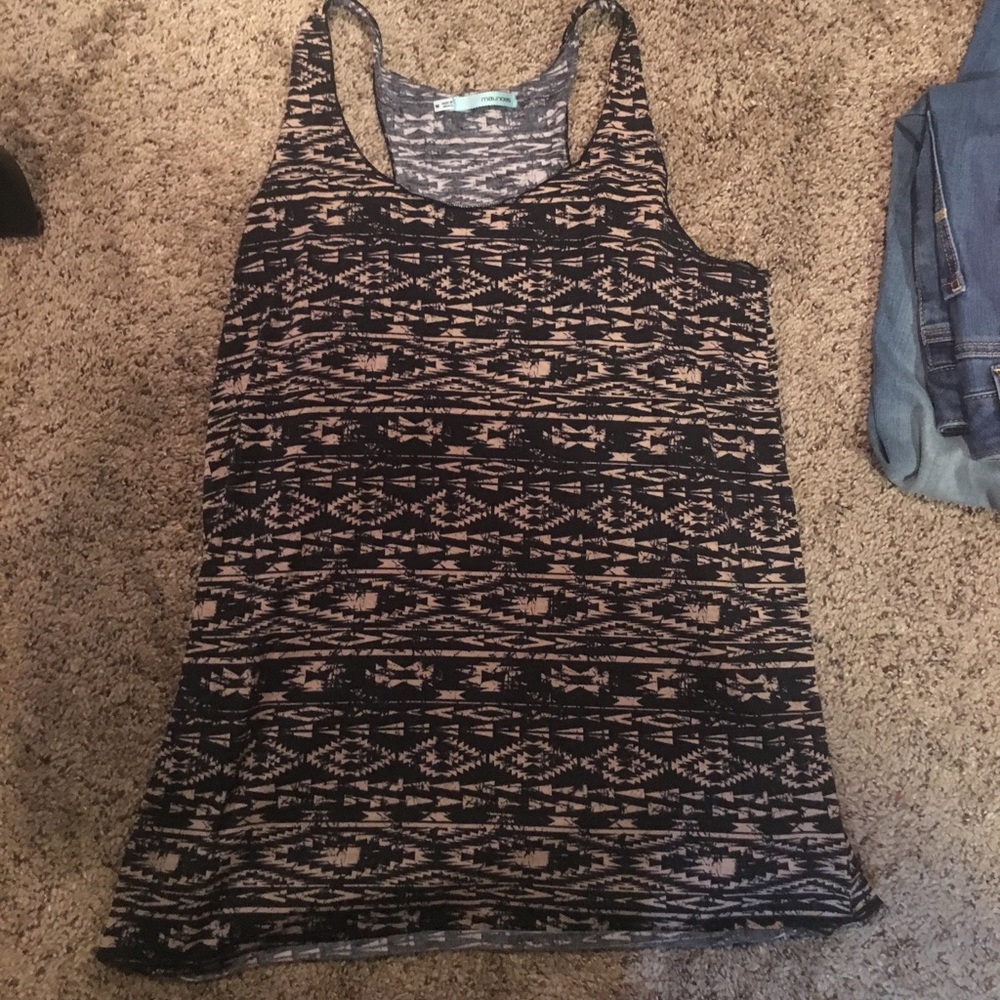 Racer back tank top