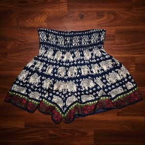 Tribal Print Skort Small