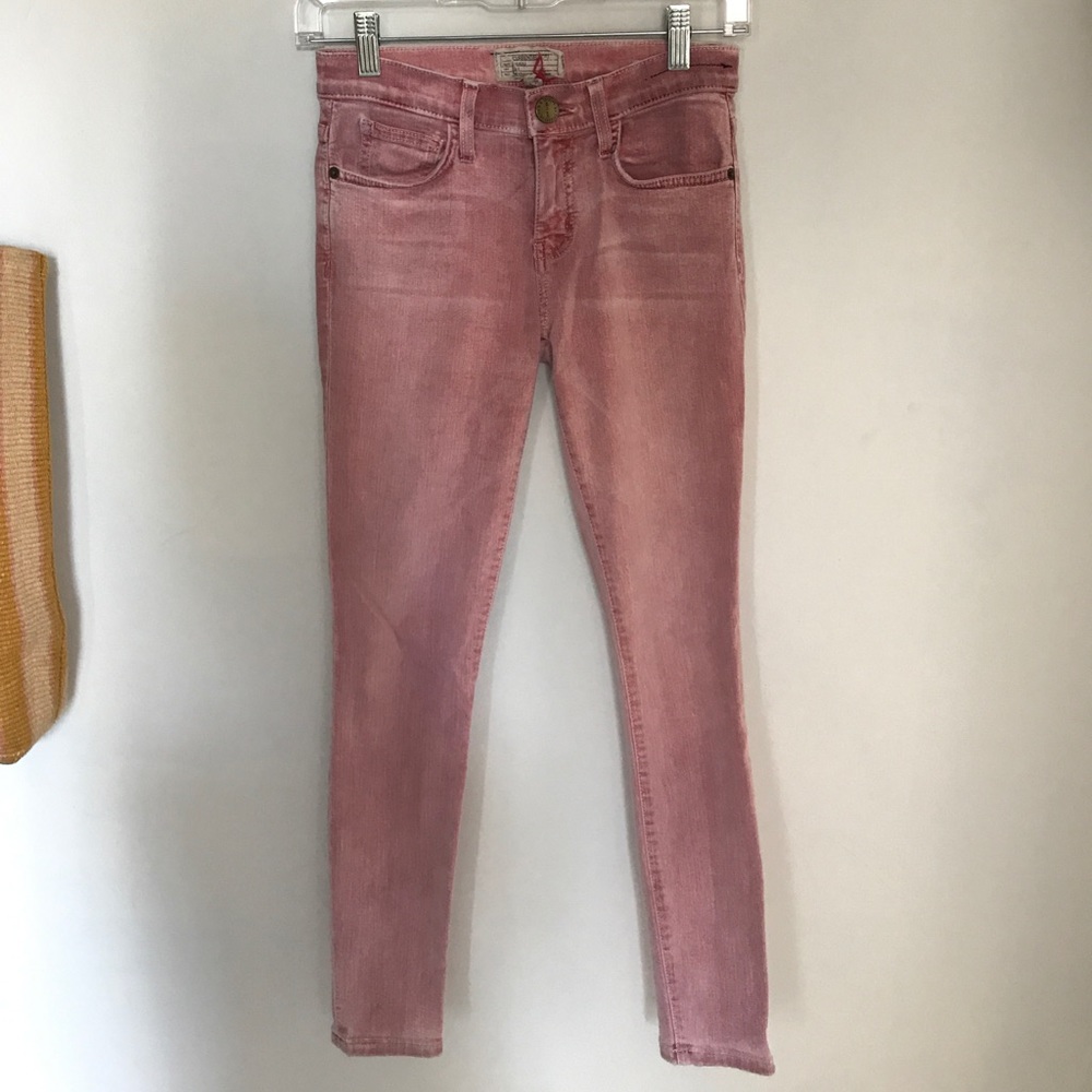 Current/Elliott Le Stiletto Bleach Out Scarlet 25