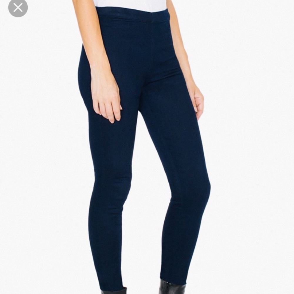 Aa dark blue denim pull on jeans