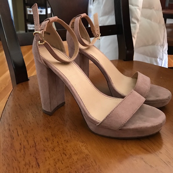 Charlotte Russe Shoes - 🌸SALE Pink suede heels