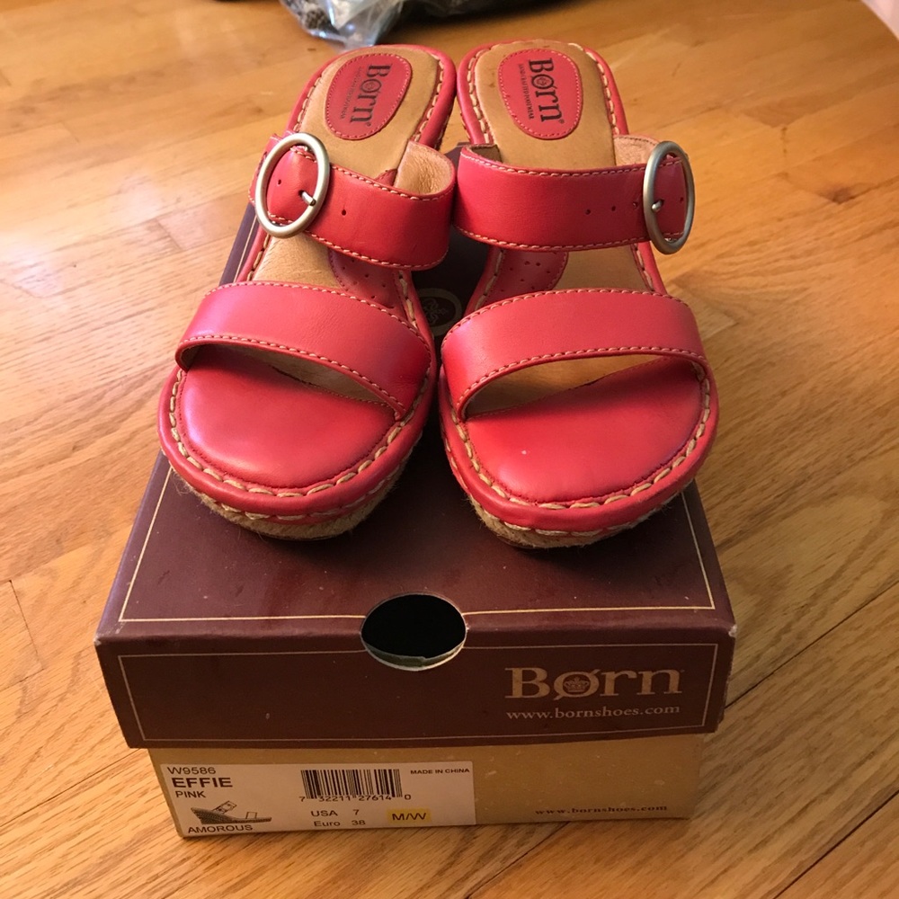 Pink Born wedges