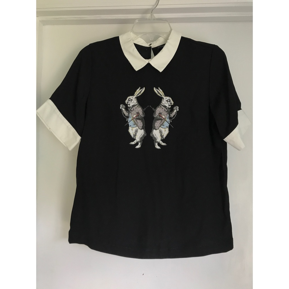 NWOT Victoria Beckham Rabbit Top