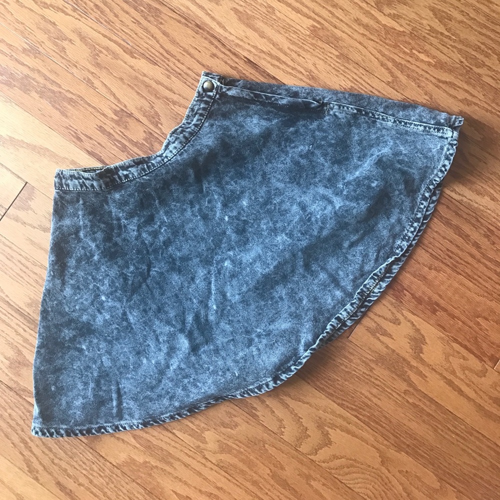 American apparel denim circle skirt