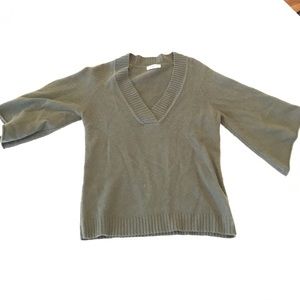 Michael stars army green cashmere sweater