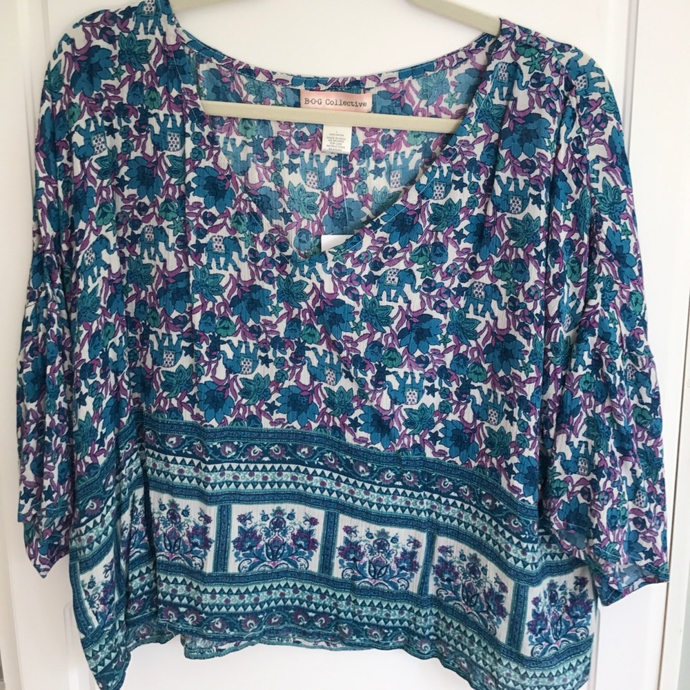 Urban Outfitters Elephant Boho Shirt